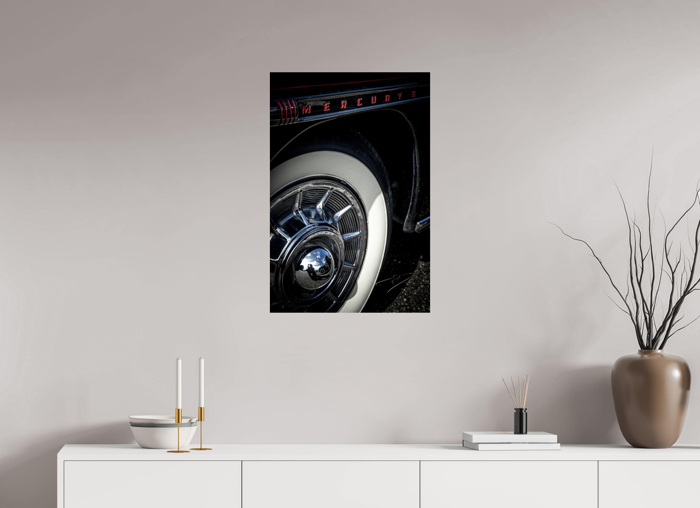 20 x 30″, PRINT ONLY [FUJI CRYSTAL DP II] 1950 MERCURY SPORT SEDAN, No.4