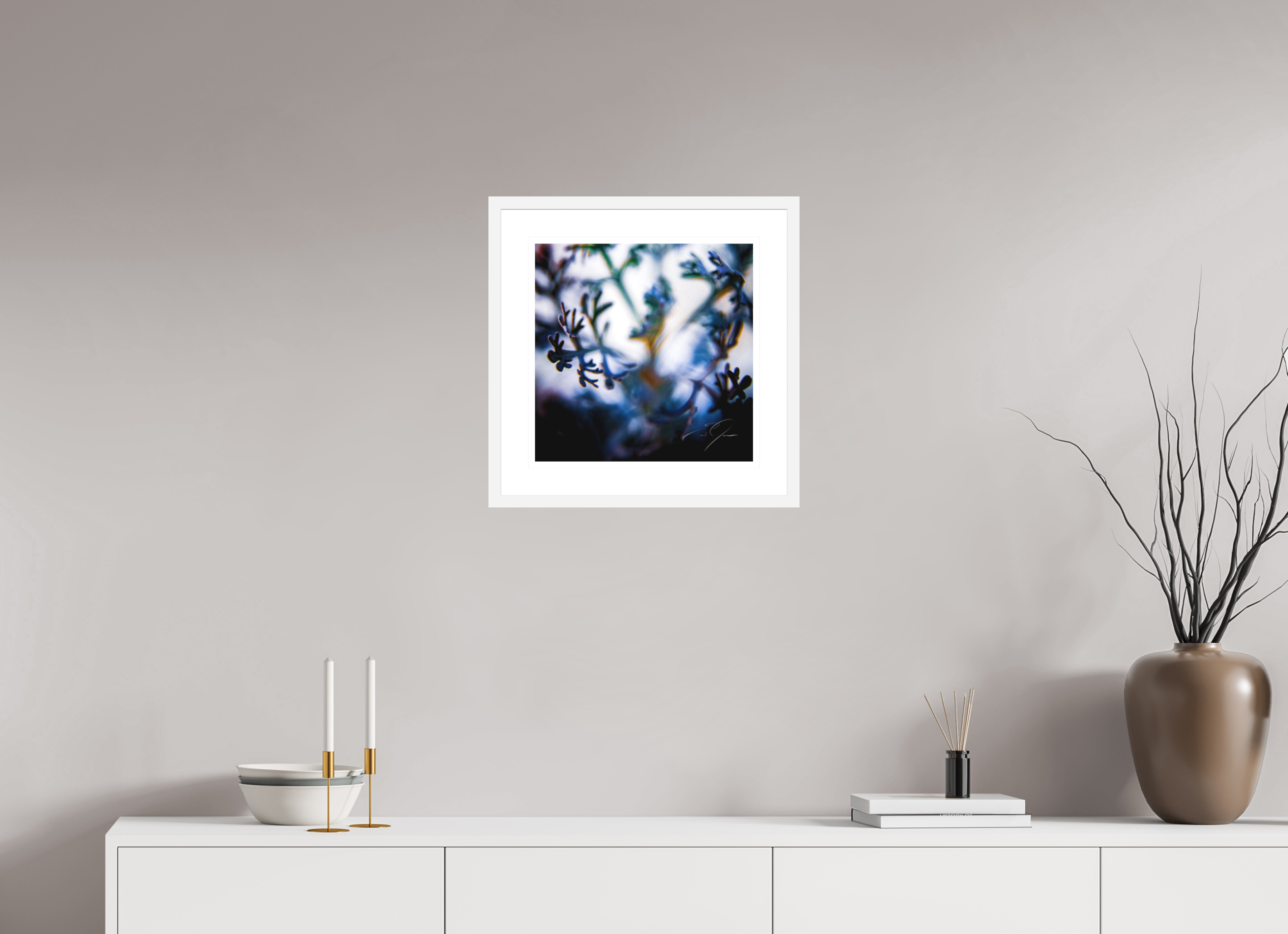 15 x 15″, FRAME - SOLID WOOD [FUJIFLEX] SENTIENCE