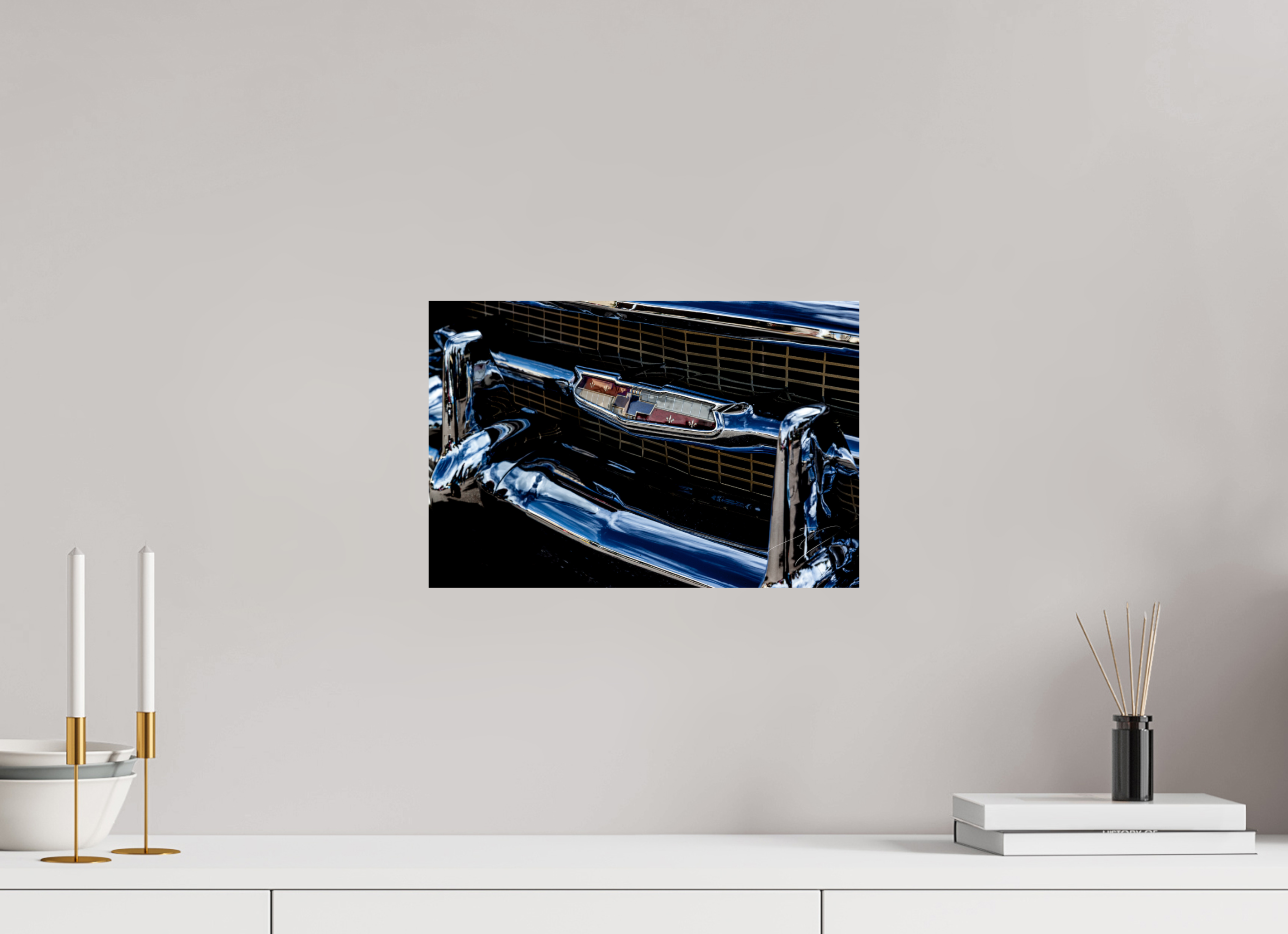15 x 10″, PRINT ONLY [FUJI CRYSTAL DP II] 1957 CHEVY BEL AIR, No.2
