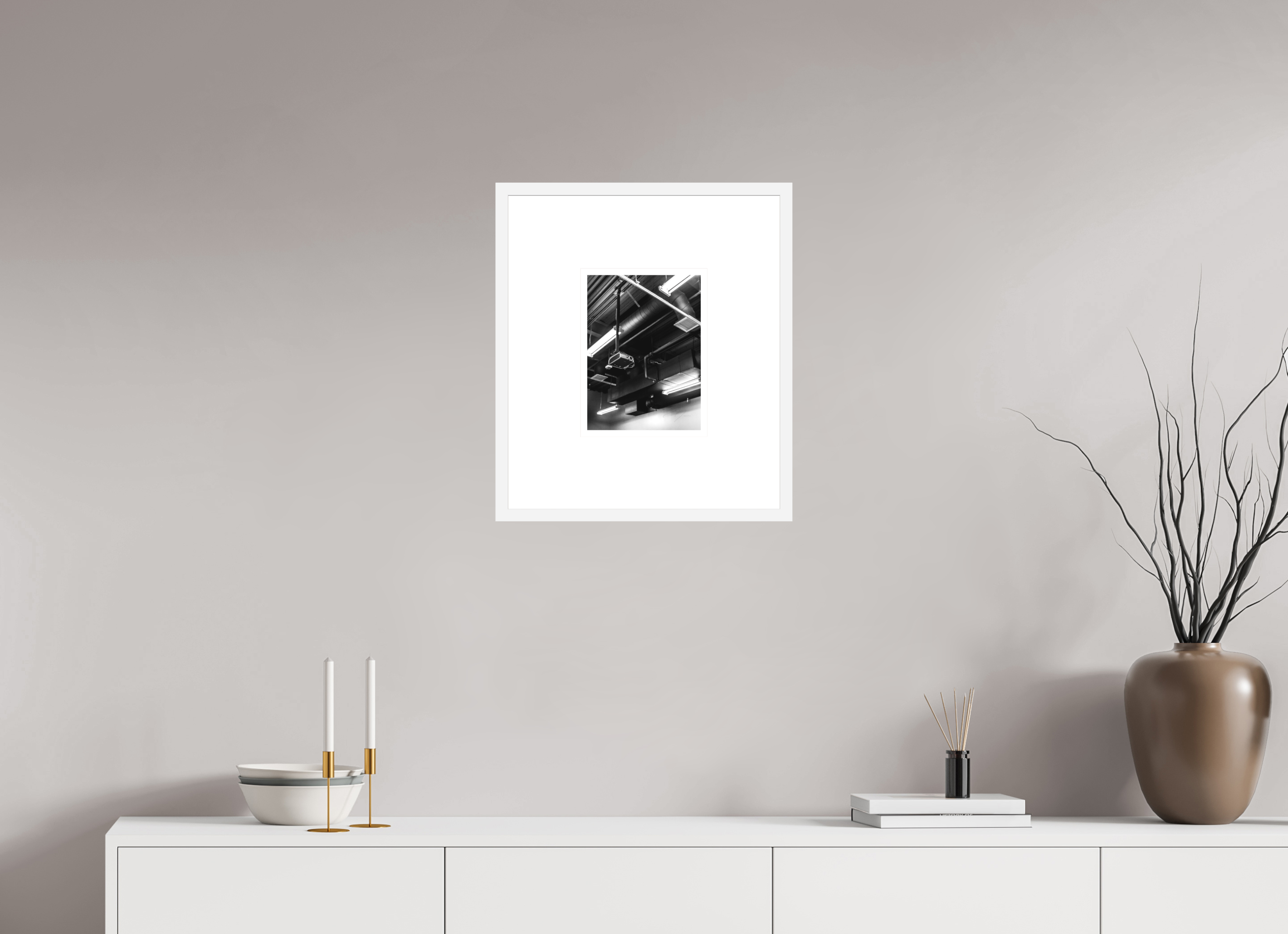 8 x 10.8″, FRAME SOLID WOOD [FUJIFLEX HIGH GLOSS MATTE FLOAT GLASS] PROJECTION