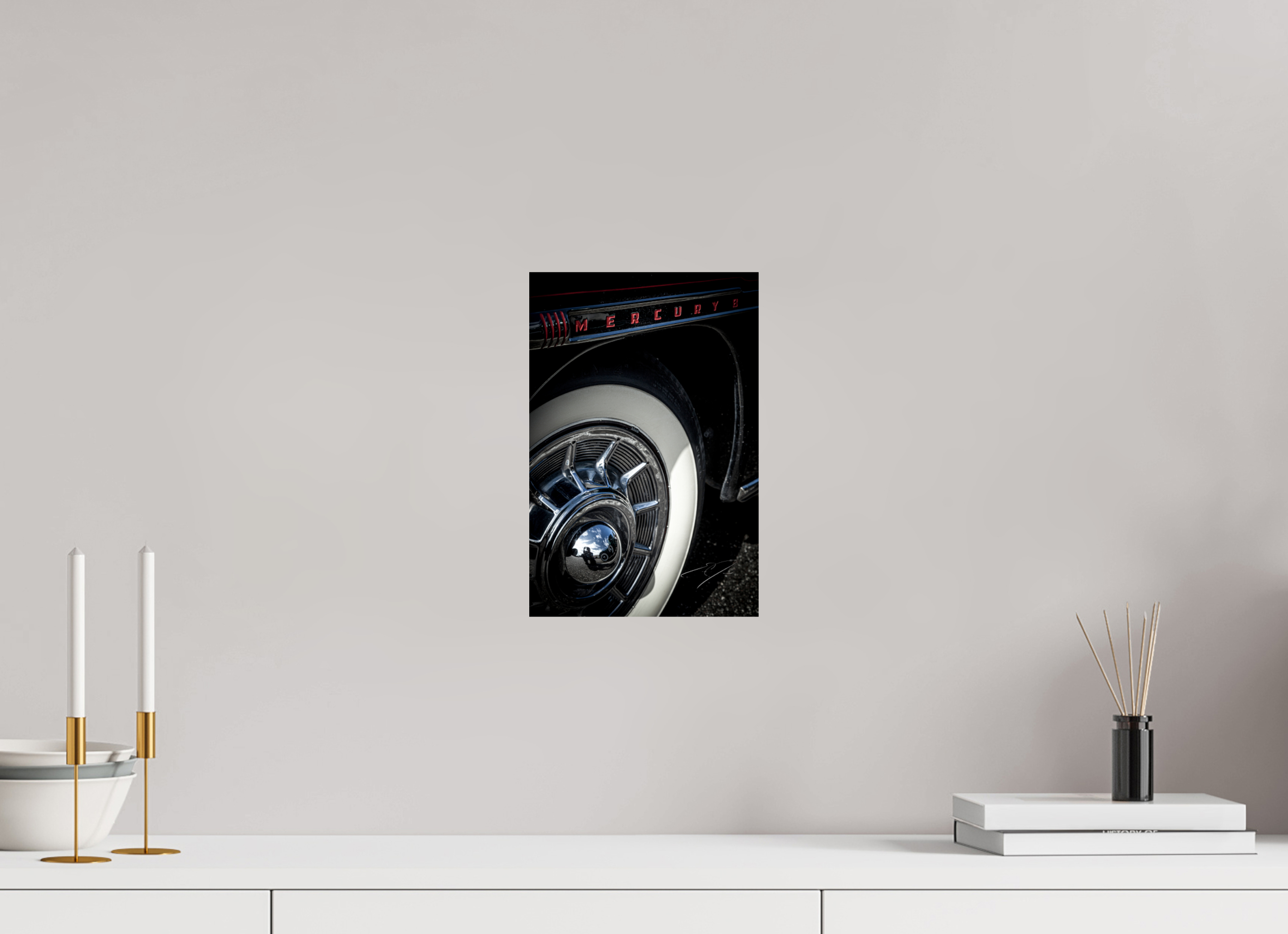 8 x 12″, PRINT ONLY [FUJI CRYSTAL DP II] 1950 MERCURY SPORT SEDAN, No.4