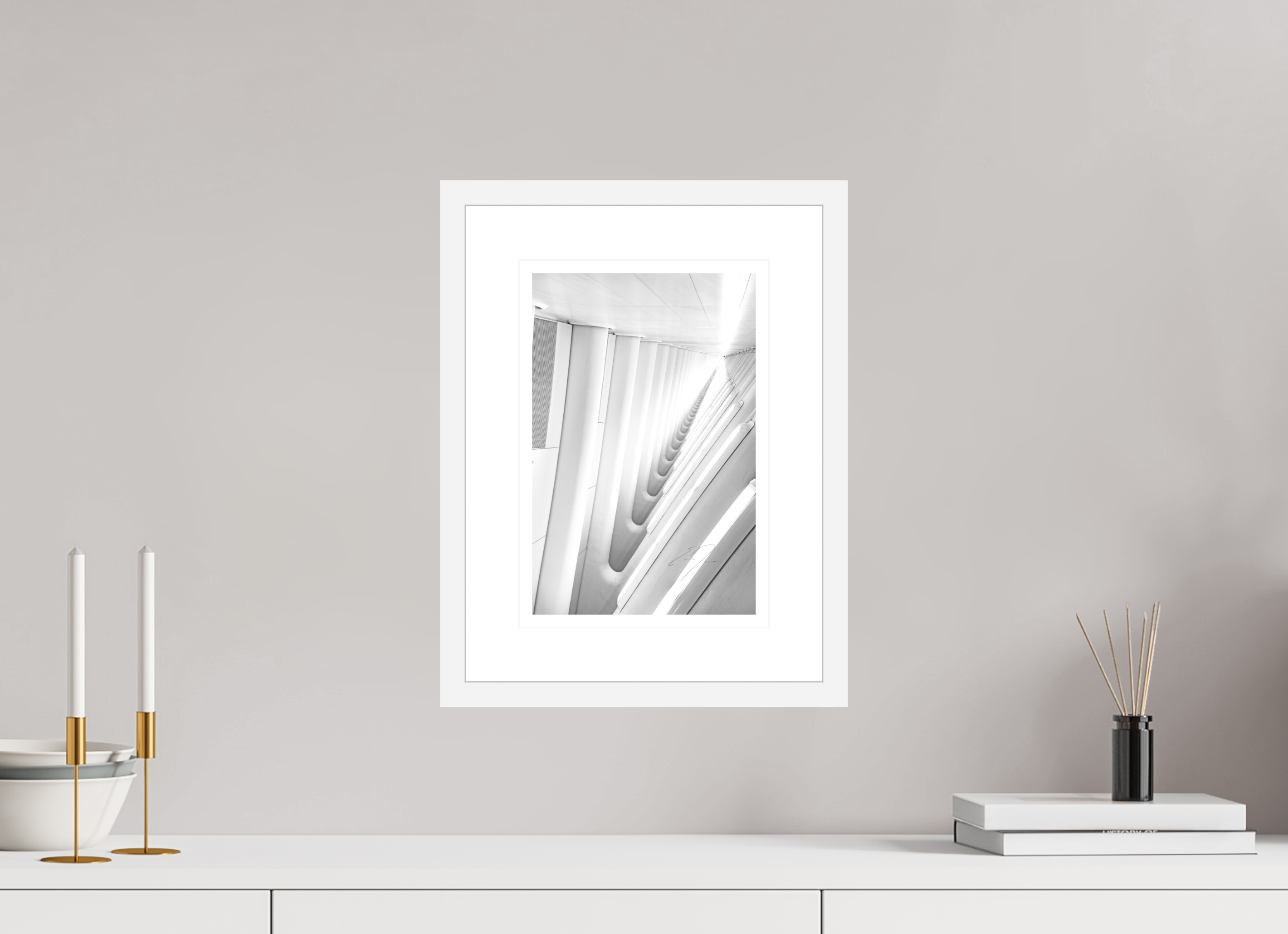 8 x 12″, FRAME - SOLID WOOD [FUJIFLEX] MADE OF LIGHT, No.6