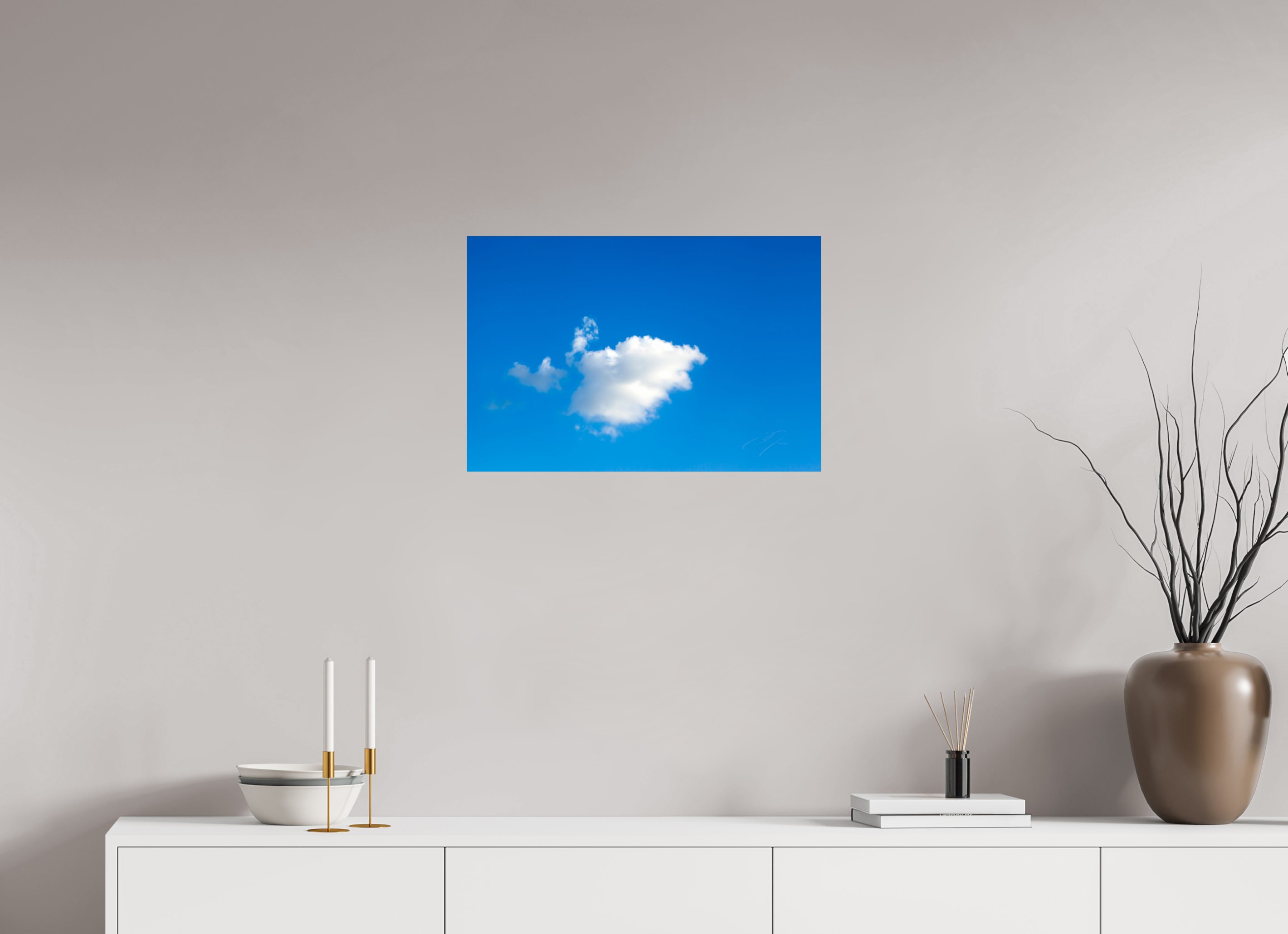 24 x 16″, PHOTO PRINT - FUJIFLEX HIGH GLOSS A SINGLE CLOUD