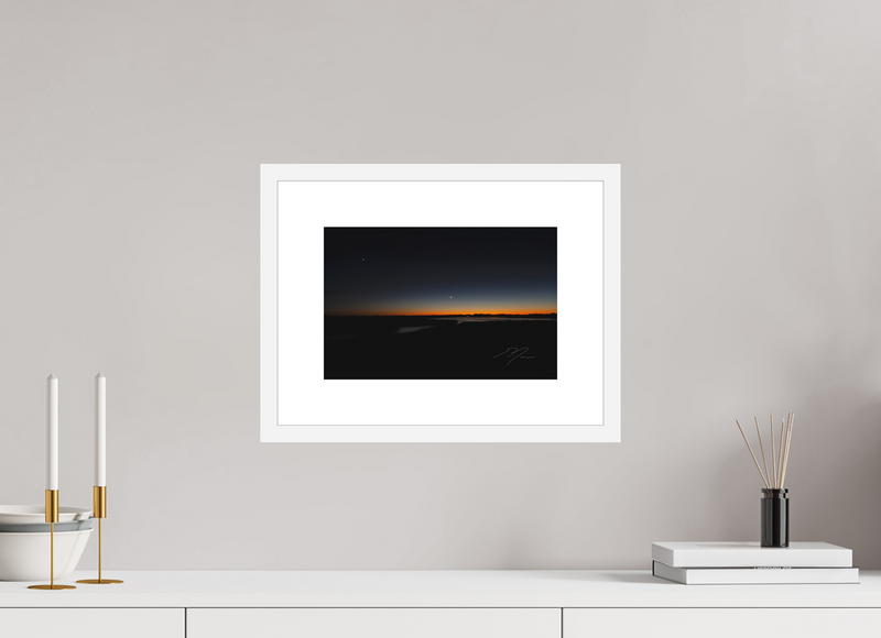 12 x 8″, FRAME - SOLID WOOD [FUJIFLEX] TWILIGHT