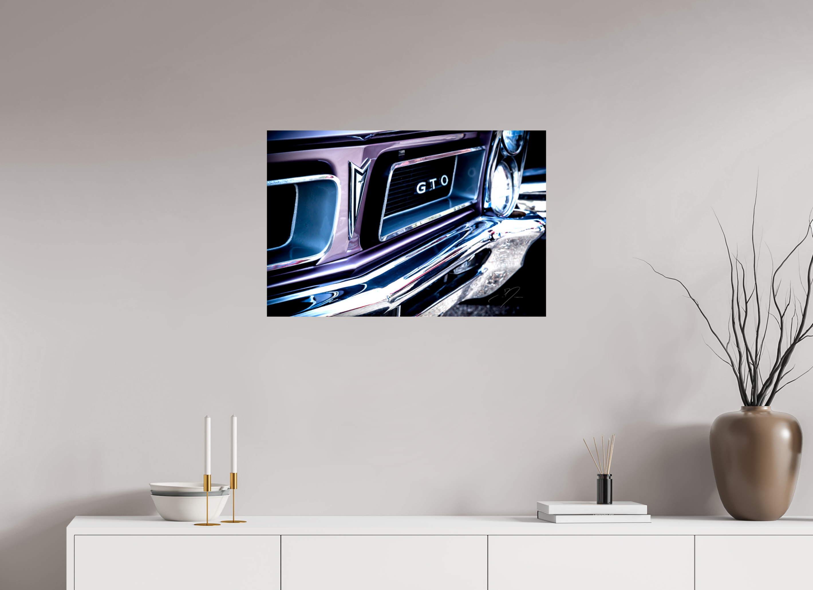 30 x 20″, PHOTO PRINT - FUJIFLEX HIGH GLOSS 1965 PONTIAC GTO, No.3