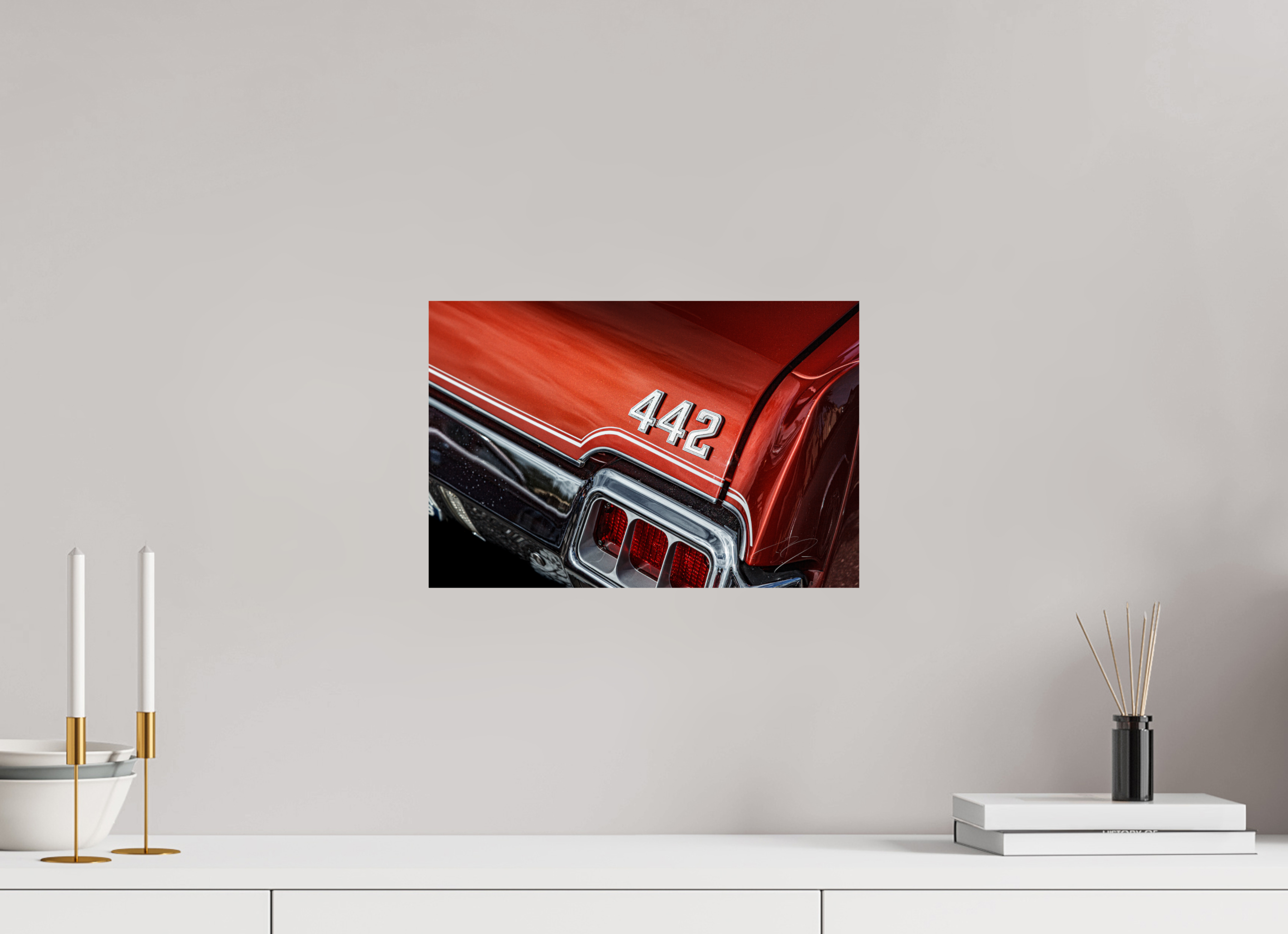 15 x 10″, PRINT ONLY [FUJI CRYSTAL DP II] 1972 OLDSMOBILE 442, No.2