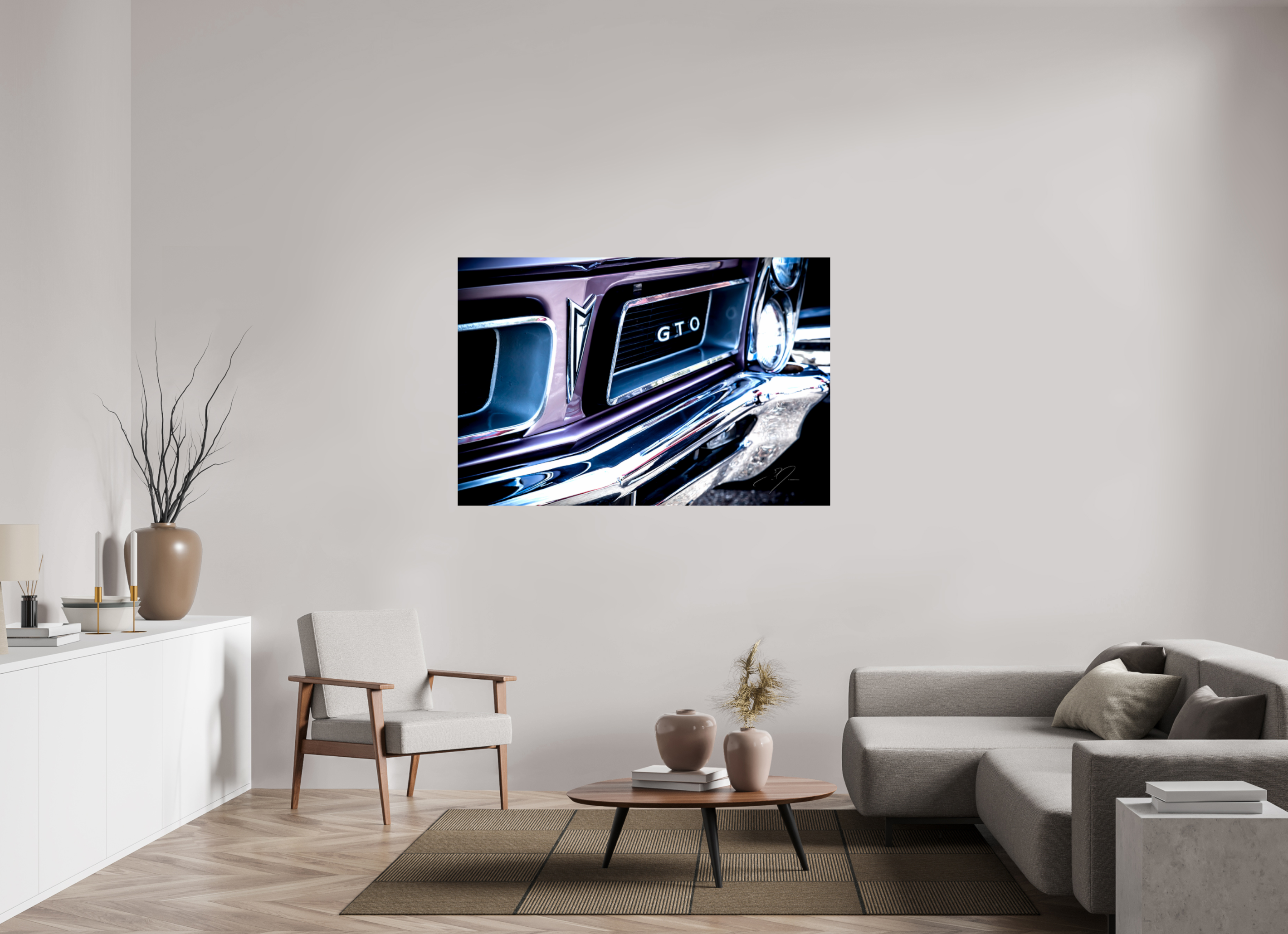 60 x 40″, PHOTO PRINT - FUJIFLEX HIGH GLOSS 1965 PONTIAC GTO, No.3