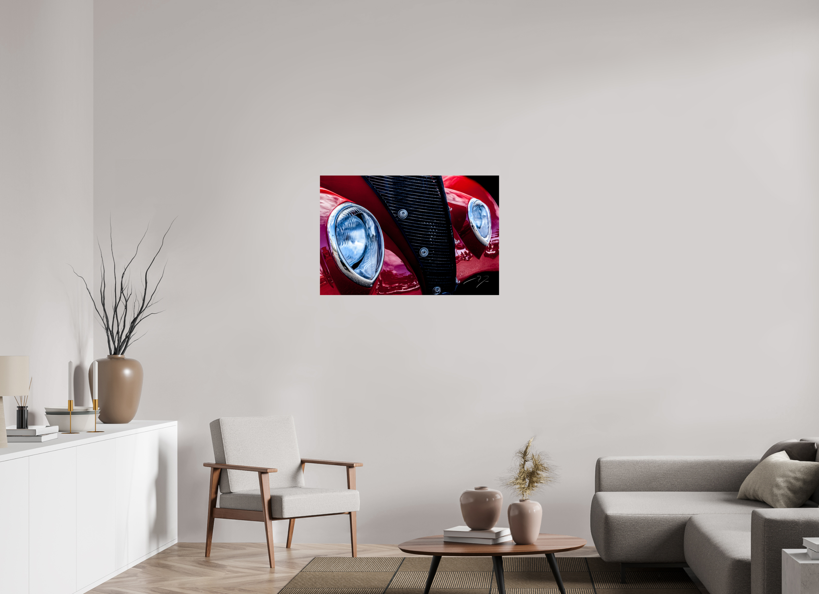 36 x 24″, PRINT ONLY [FUJI CRYSTAL DP II] 1937 FORD